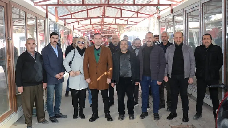 Karademir'den Kanalboyu esnafına ziyaret