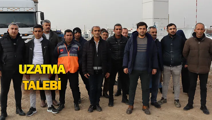 Malatya'da TYP'liler 6 ay daha süre istiyor