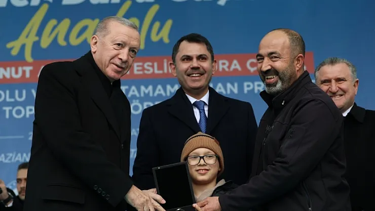 201 bininci konutun anahtarı Malatya'da teslim edildi