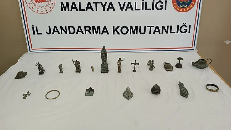 Malatya'da tarihi eser operasyonu: 1 gözaltı
