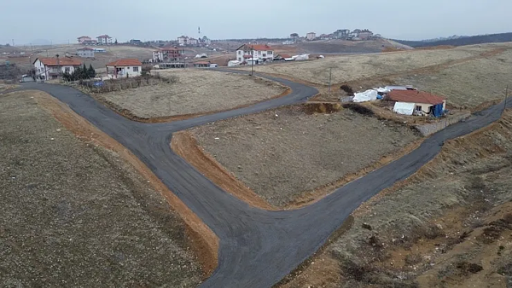 Kıraç Mahallesi'nde yol çalışmaları tamamlandı