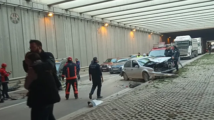 Malatya'da 4 araç birbirine girdi: 7 yaralı