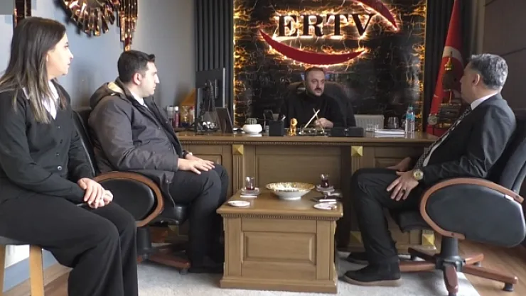 Altundağ'dan ERTV'ye ziyaret