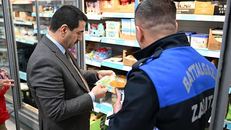 Battalgazi'de güvenli alışveriş için denetimler sürüyor
