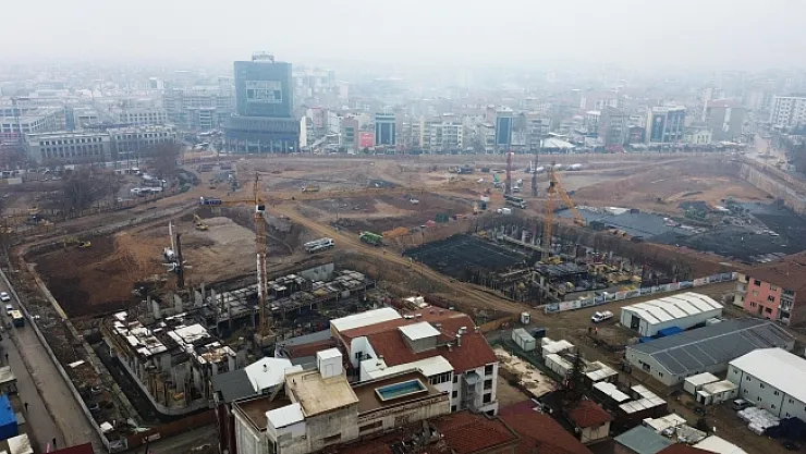 Malatya'da deprem konutları için çalışmalar hız kazandı