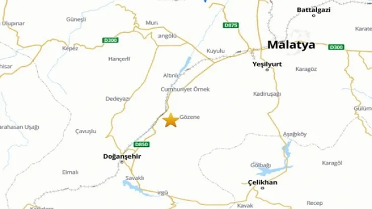 Malatya'da deprem!
