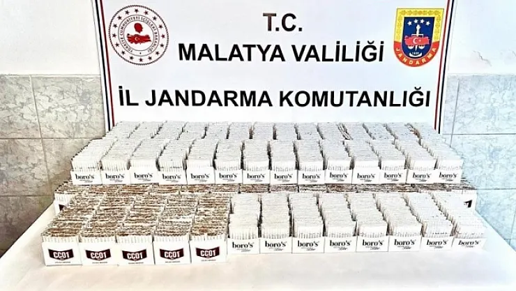 Malatya'da kaçakçılık operasyonları