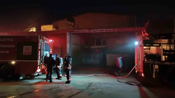 Malatya'da park halindeki 2 araç yandı