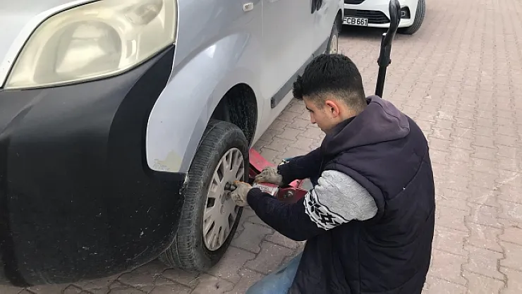 Lastikçilerde yoğunluk