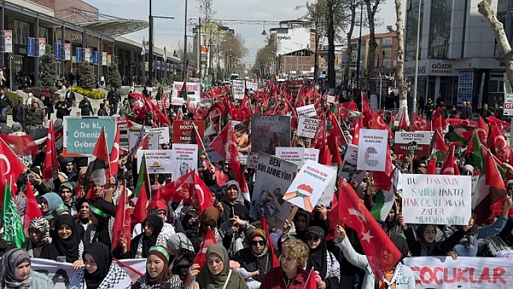 Malatya'da İsrail'in Gazze saldırıları protesto edildi