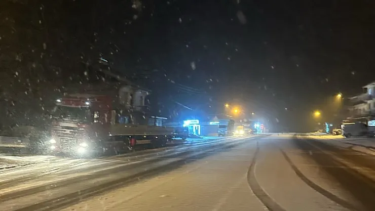 Malatya'da kar yağışı etkili oldu!