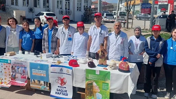 Sağlık haftasında sağlık kontrolü