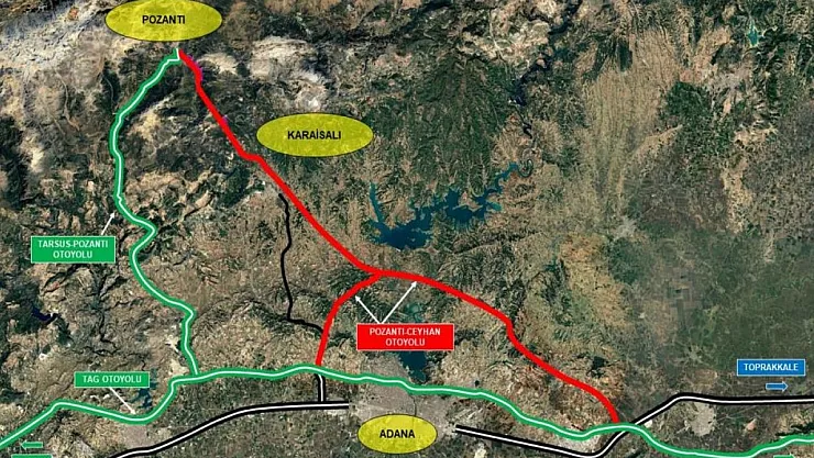 Adana'ya Dev Ulaşım Yatırımı: Pozantı-Ceyhan Otoyolu Trafiği Rahatlatacak