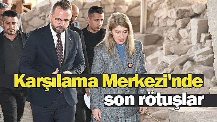 Arslantepe tanıtım ve karşılama merkezi'nde son rötuşlar