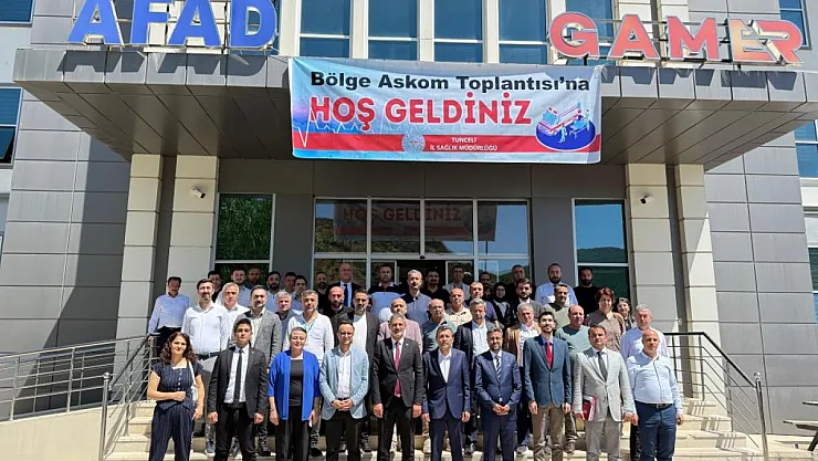 O toplantı Malatya başkanlığında Tunceli'de yapıldı