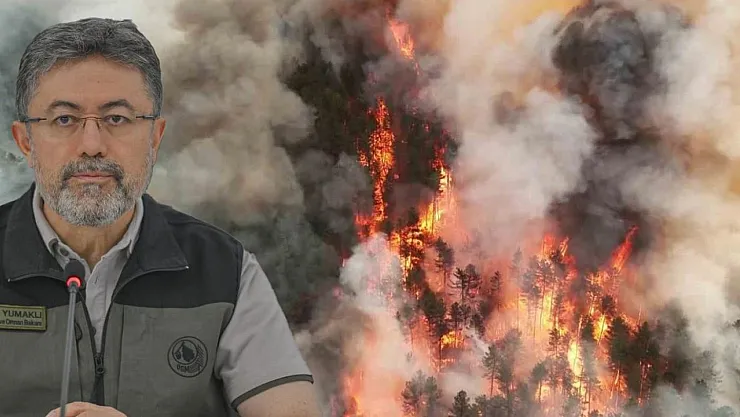 Bakan Yumaklı: Şu an için aktif bir yangın yok