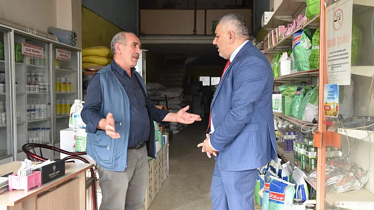 Başkan Sadıkoğlun'dan  esnaf ziyareti