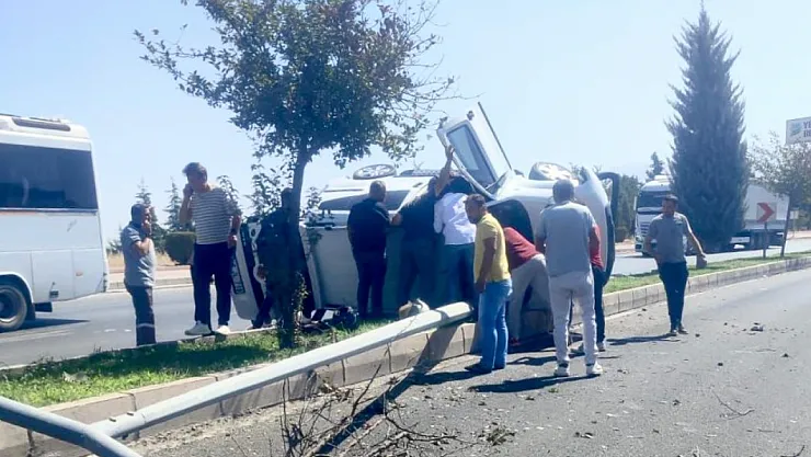 Beylerderesi Viyadüğü Girişinde Kaza: 1 Yaralı