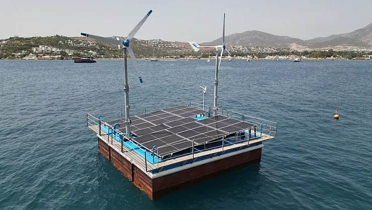 Bodrum'da Bir İlk: Yüzer Deniz Suyu Arıtma Platformu Günde 20 Ton Temiz Su Üretiyor