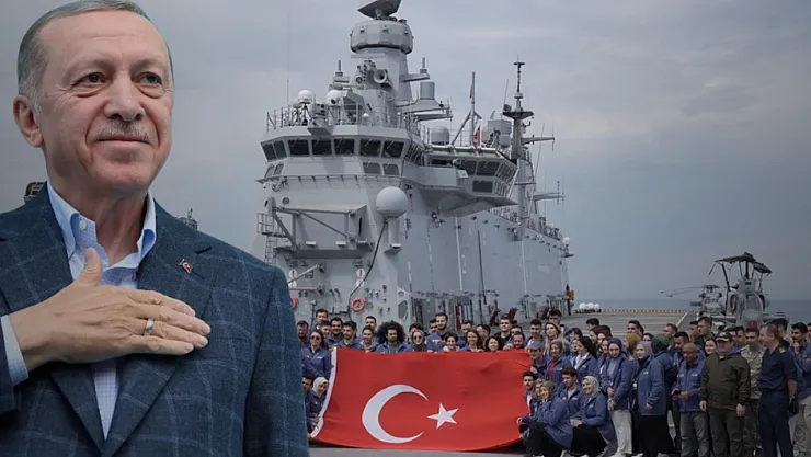 Cumhurbaşkanı Erdoğan'dan TCG Anadolu'nun Zafer Yolculuğu'na övgü