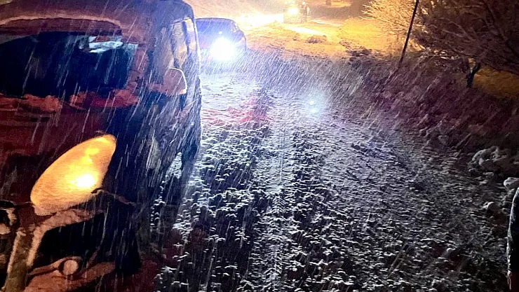 Darende Ayvalı ve Çevresinde Yoğun Kar Alarmı