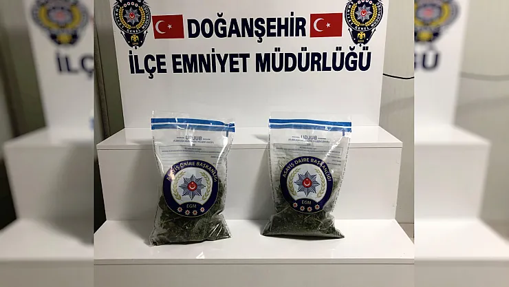 Doğanşehir'de 752 Gram Esrar Ele Geçirildi