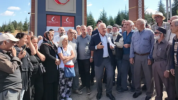 Doğanşehir'de imar planı tepkisi:  Uygulamanın iptali isteniyor!