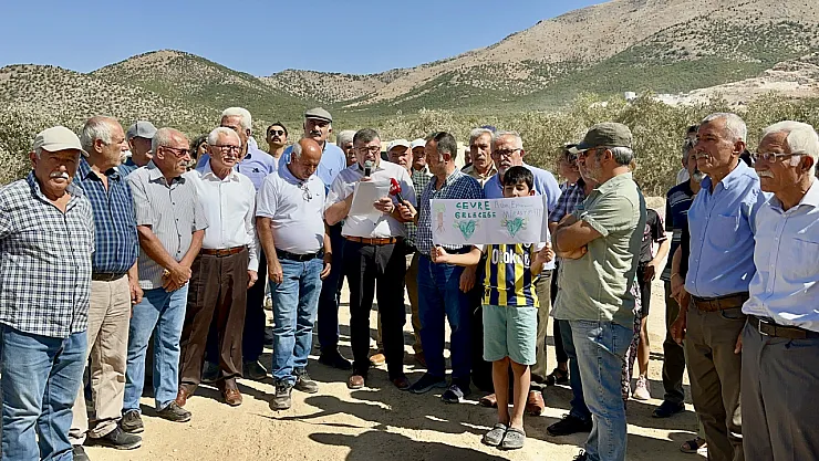 Doğanşehir'de taş ocaklarına karşı eylem!
