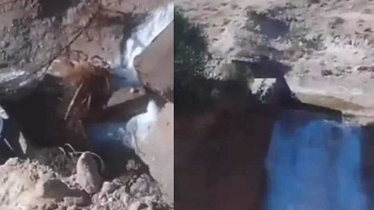 Doğanşehir'de Yol Açma Çalışmasında Göçük