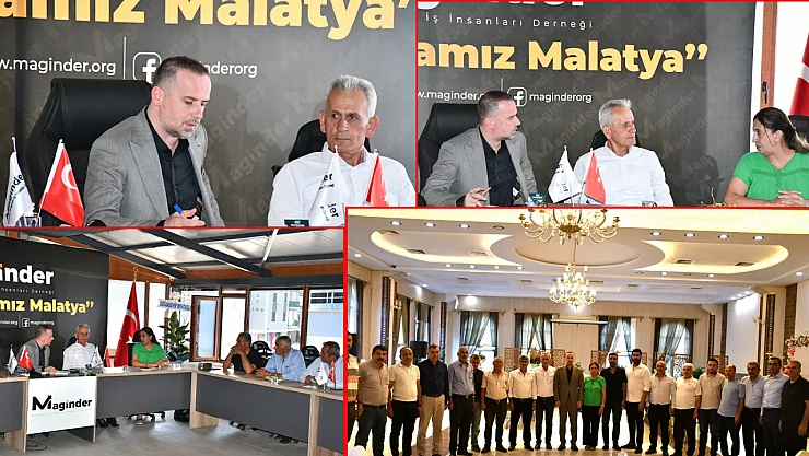 Doğanşehir muhtarlarından MAGİNDER'e ziyaret