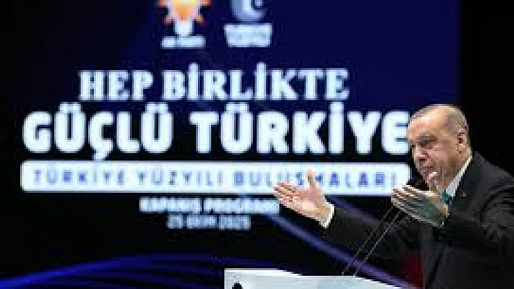 Erdoğan'dan kapsamlı vizyon sunumu: Türkiye Yüzyılı vurgusu