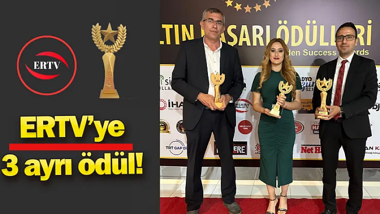 ERTV ödüle doymuyor! 3 ayrı kategoride ödül!