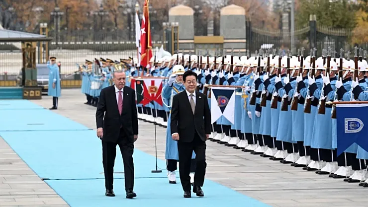 Güney Kore Lideri Lee Jae Myung Ankara'da Resmî Törenle Karşılandı!