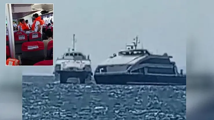 İDO Feribotu Kayaya Çarptı, Yolcular Büyük Panik Yaşadı