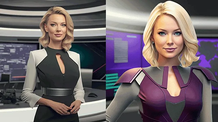 İngiltere'de Televizyon Tarihine Geçen An: İlk Yapay Zekâ Sunuculu Program Yayınlandı