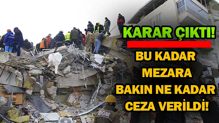 Karar çıktı! Bu kadar mezara bakın ne kadar ceza verildi
