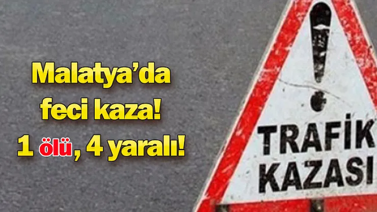 Kontrolden çıkan araç devrildi: 1 ölü, 4 yaralı