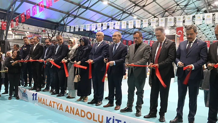 11. Malatya Anadolu Kitap Fuarı Resmen Başladı