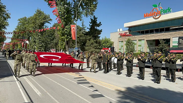 Malatya'da 30 Ağustos Zafer Bayramı provası yapıldı