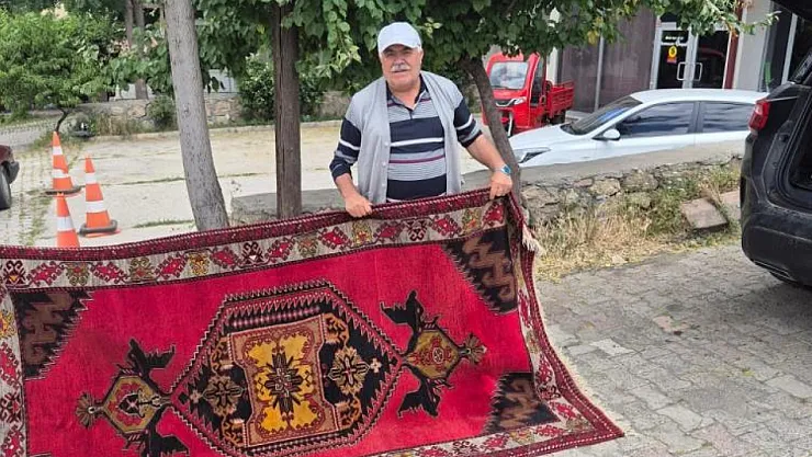 Malatya'da çalıntı halı satışı, Hırsız duvarı deldi!