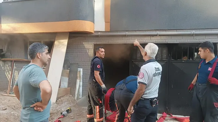 Malatya'da depo yangını