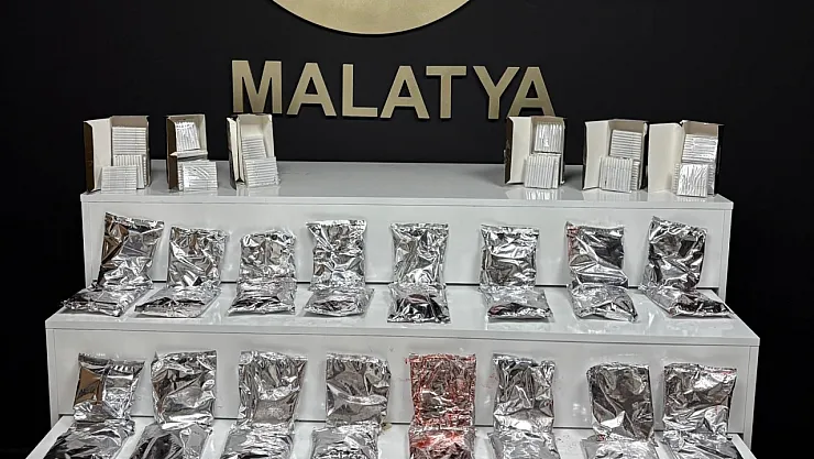 Malatya'da eş zamanlı kaçakçılık operasyonu