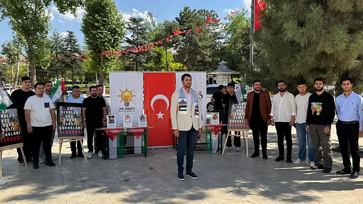 Malatya'da Gazze için 'Boş Sıralar' eylemi