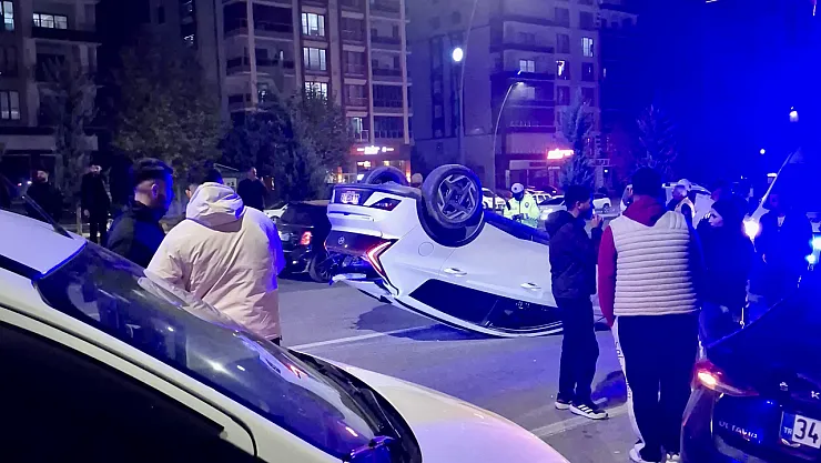 Malatya'da Gece Trafiğinde Kaza Alarmı!