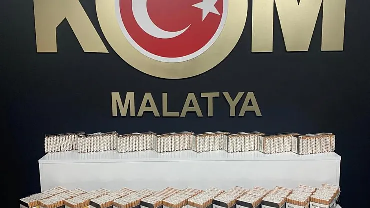 Malatya'da kaçak makaron ve etil alkol ele geçirildi