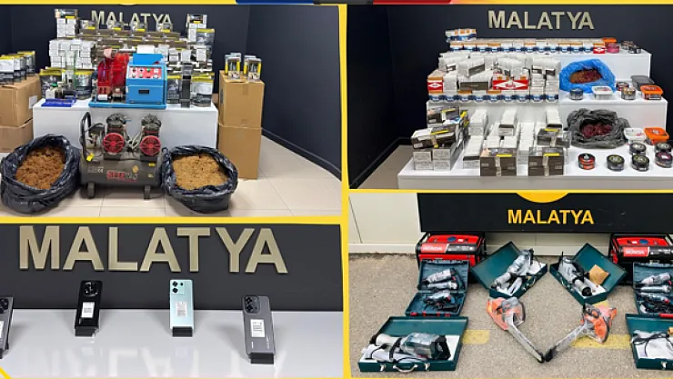 Malatya'da Kaçakçılık Operasyonu: 10 Gözaltı