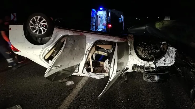 Malatya'da otomobil devrildi: 4 yaralı