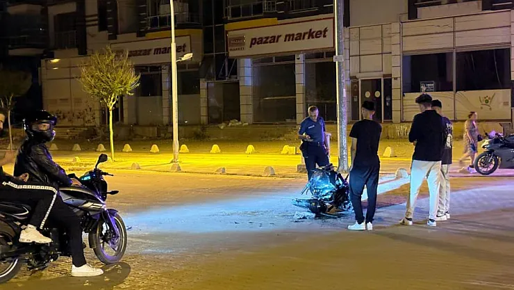 Malatya'da otomobil ile motosiklet çarpıştı: 1 yaralı