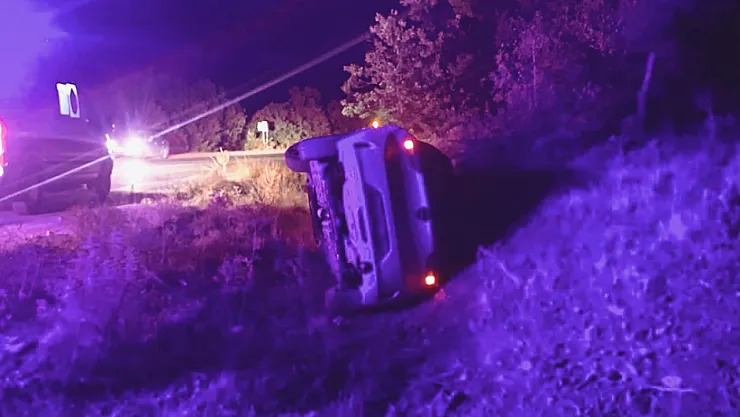 Malatya'da Otomobil Takla Attı 4 Yaralı!