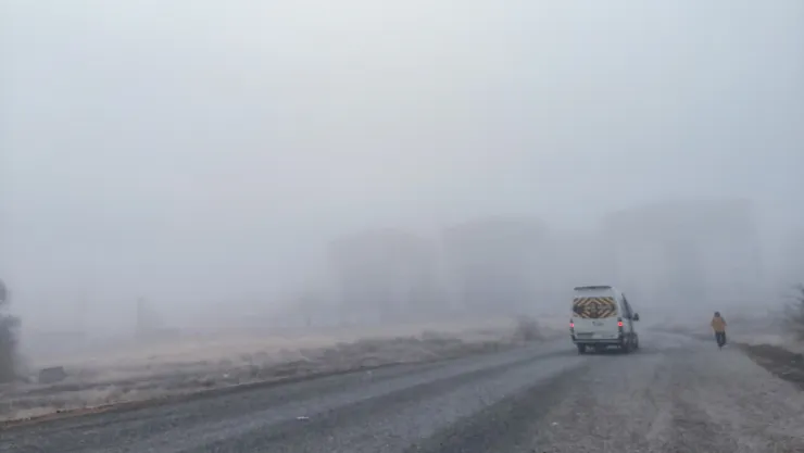 Malatya'da Sis ve Kar Etkili Oldu, Yollarda Dikkat!